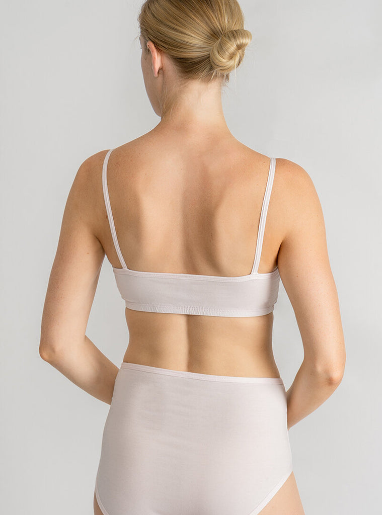 ballet pink bra intimates flattering cut softest cotton