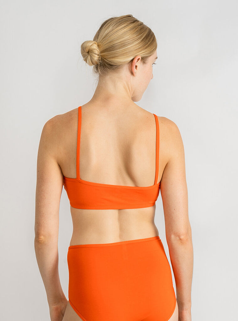 best selling orange bralette perfect fit women's basics underwear